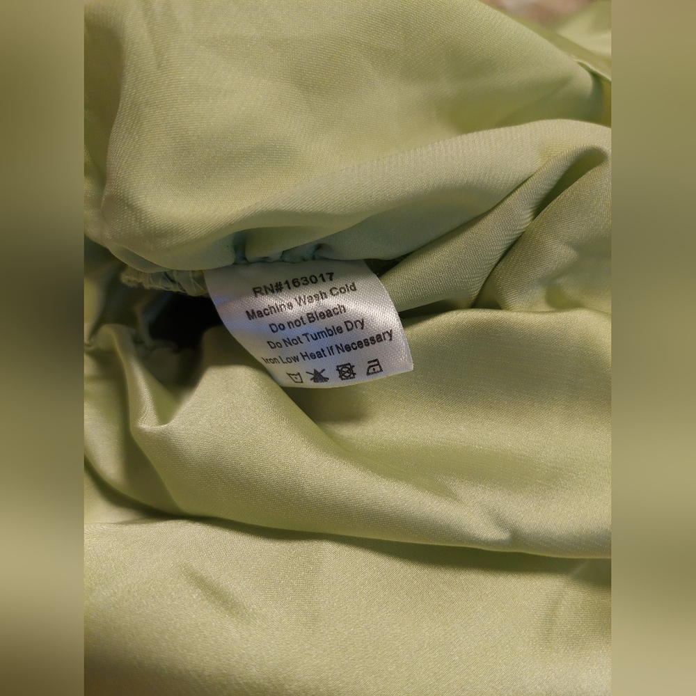 Princess Polly Light Green Long Sleeve Dress - Picture 5 of 5